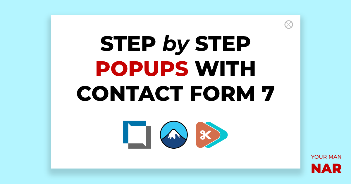 open a custom-designed pop up after Contact Form 7 Submission